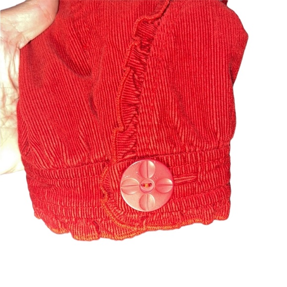 Elevenses-Anthropologie red corduroy jacket. Size 10. Absolutely beautiful - Picture 4 of 8